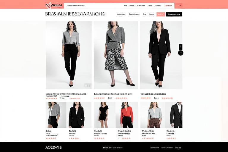 Projeto fictício Ateliê Noma, exemplo de site para Moda